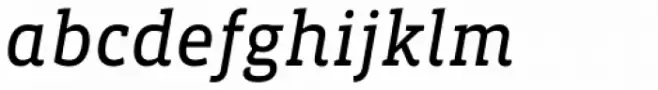 Vista Slab Italic