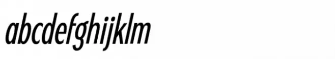 VVDS Fifties Condensed Light Italic
