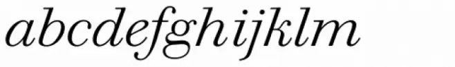 Walbaum 18 pt Light Italic