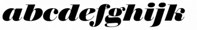 Walbaum 60 pt ExtraBold Italic