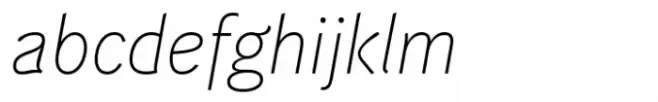 Wendelin Pro Thin Italic