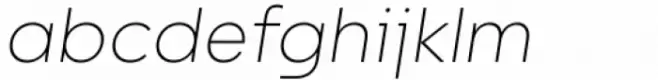 Willgray C Extra Light Italic