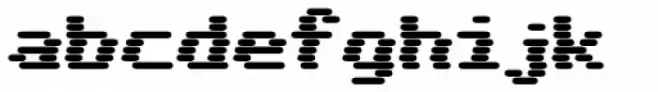 WL Dot Matrix Slipped Bold