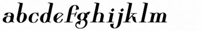 Wolverton Text No.2 Oblique Bold