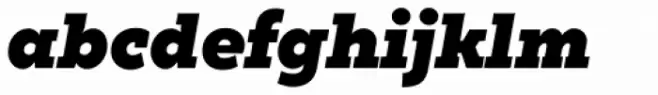 XXII Geom Slab Black Italic
