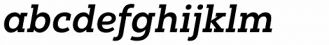 Yorkten Slab Extended Bold Italic