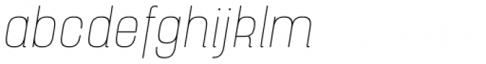 Yoshida Soft Thin Condensed Italic
