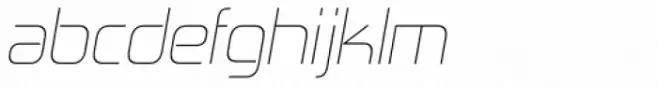 Zekton UltraLight Italic