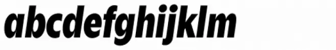 Zin Sans Condensed Black Italic