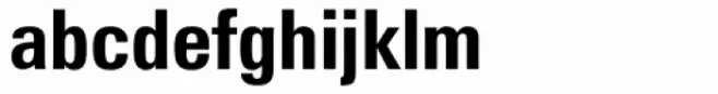 Zurich Std Bold Condensed
