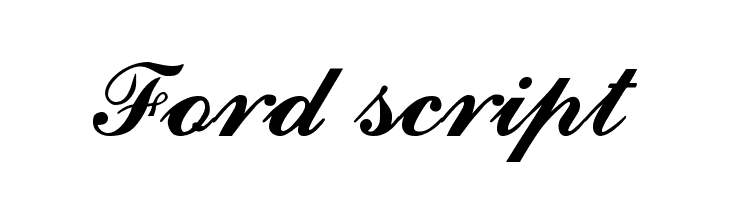 Ford script font free download #2