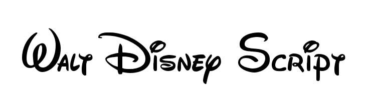 Walt Disney Script v4.1 Font Download