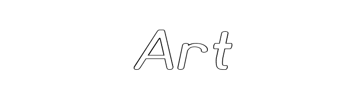 Xero Hollow Italic  Free Fonts Download