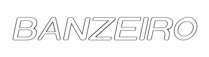 Xero Hollow Italic  Free Fonts Download