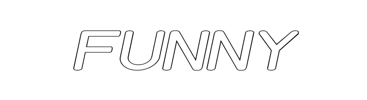 Xero Hollow Italic  Free Fonts Download