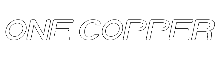 Xero Hollow Italic  Free Fonts Download