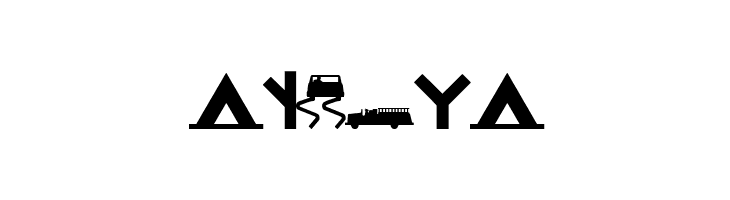 Roadgeek 2005 Icons  Free Fonts Download