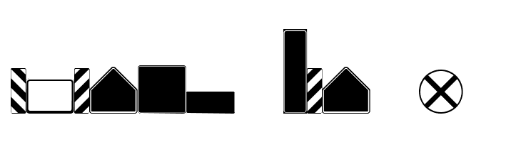 Roadgeek 2005 SignBacks  Free Fonts Download