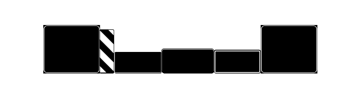 Roadgeek 2005 SignBacks  Free Fonts Download