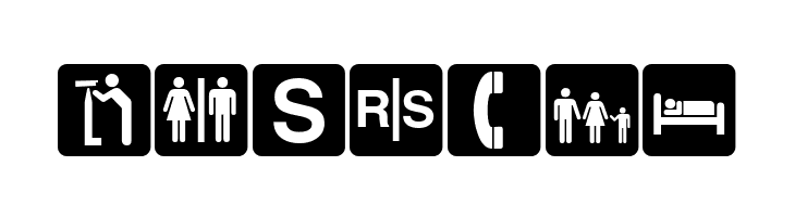 DNR Recreation Symbols  Free Fonts Download