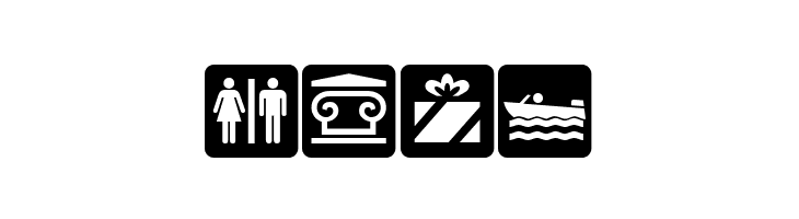 DNR Recreation Symbols  Free Fonts Download