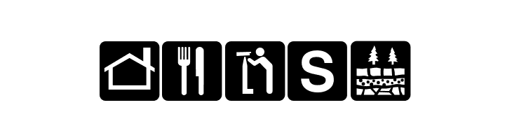 DNR Recreation Symbols  Free Fonts Download