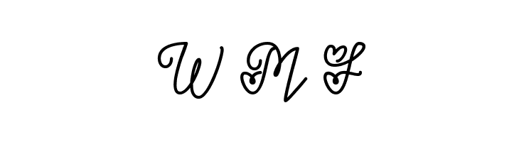 Lovers in February  Free Fonts Download