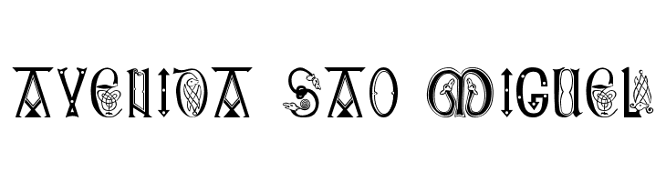 Anglo-Saxon, 8th c.  Free Fonts Download