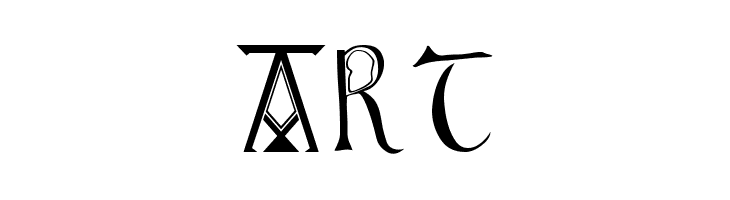 Anglo-Saxon, 8th c.  Free Fonts Download
