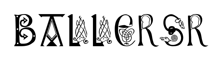 Anglo-Saxon, 8th c.  Free Fonts Download