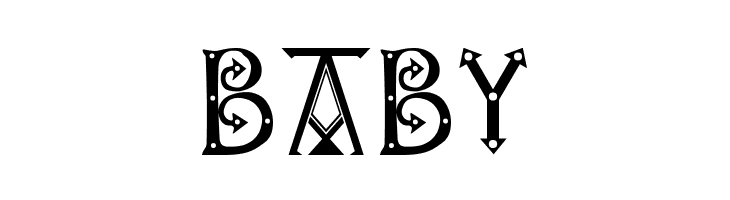 Anglo-Saxon, 8th c.  Free Fonts Download