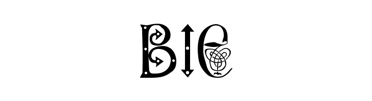 Anglo-Saxon, 8th c.  Free Fonts Download