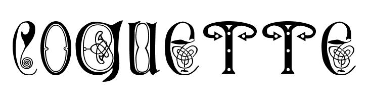 Anglo-Saxon, 8th c.  Free Fonts Download