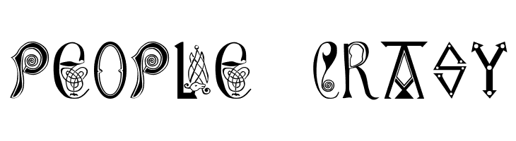 Anglo-Saxon, 8th c.  Free Fonts Download