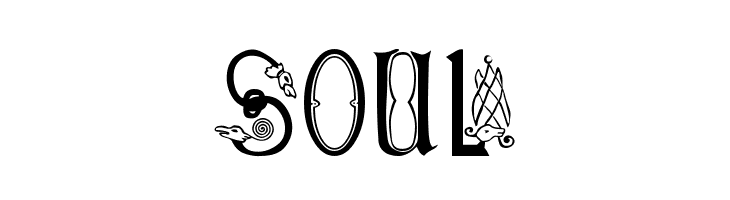 Anglo-Saxon, 8th c.  Free Fonts Download