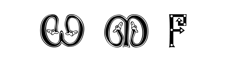 Anglo-Saxon, 8th c.  Free Fonts Download