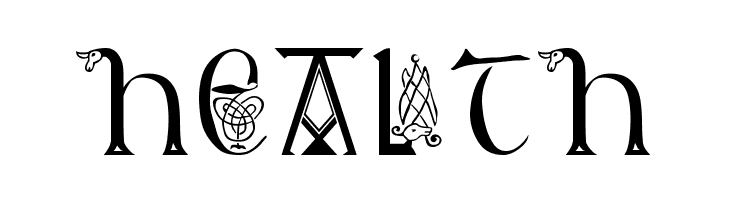 Anglo-Saxon, 8th c.  Free Fonts Download
