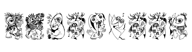 Z-Most Eye 2  Free Fonts Download