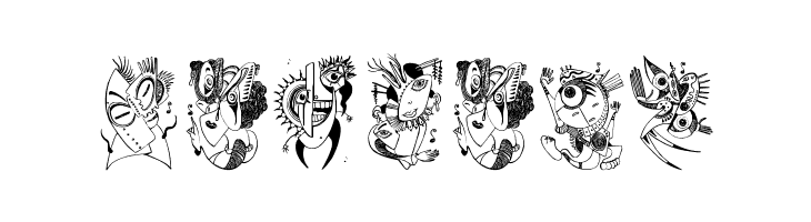 Z-Most Eye 1  Free Fonts Download