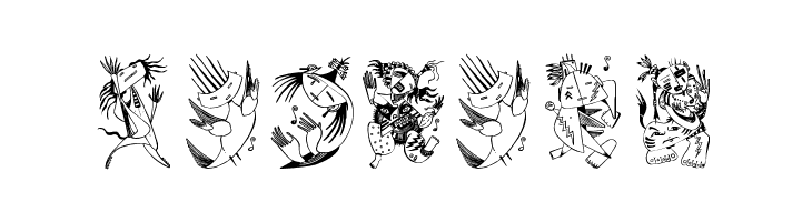 Z-Most Kachina 3  Free Fonts Download