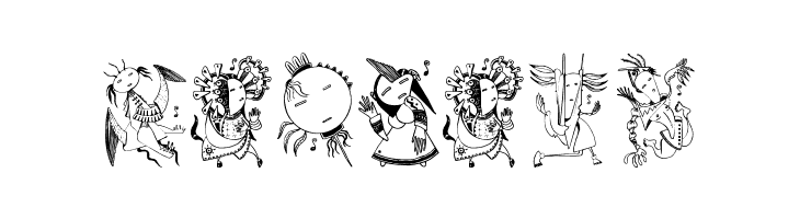 Z-Most Kachina 2  Free Fonts Download