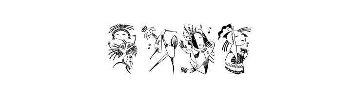 Z-Most Kachina 1  Free Fonts Download
