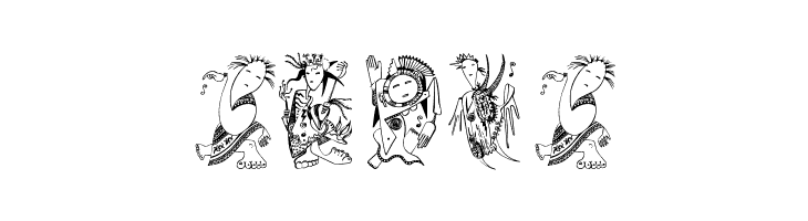 Z-Most Kachina 1  Free Fonts Download