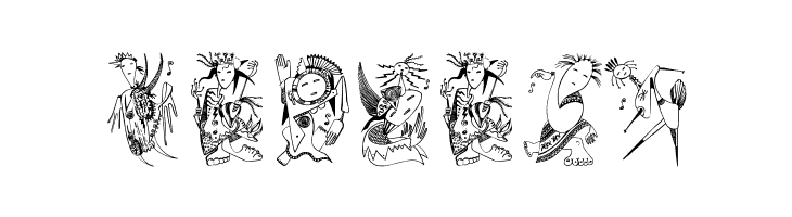 Z-Most Kachina 1  Free Fonts Download