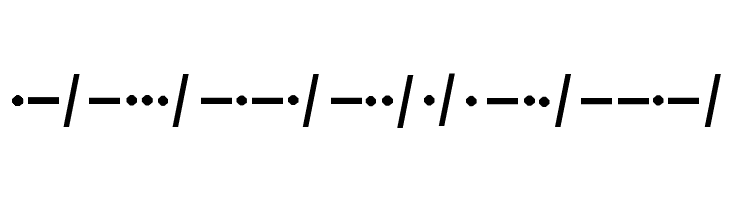 Morso kode  Free Fonts Download