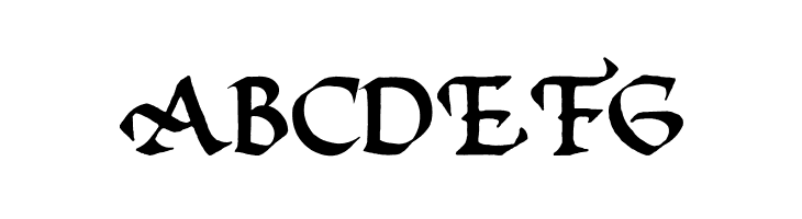 Hayes Broad Pen Caps  Free Fonts Download