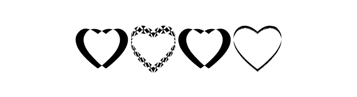 4YEOhearts  Free Fonts Download