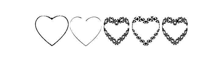 4YEOhearts  Free Fonts Download