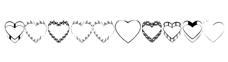 4YEOhearts  Free Fonts Download