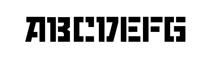 Red October Stencil  Free Fonts Download